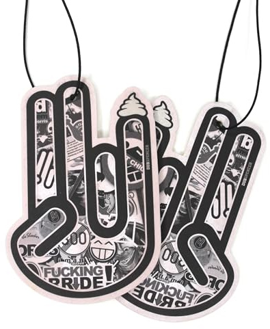 5x Shocker Hand Auto Duft Duftbaum Lufterfrischer lustiger Stinky Pinky Autoduft Aroma Innenraumduft Duftspender für Geburtstag als witziges Gag Geschenk (5er Pack)