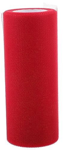 Veemoon Tulle Rosso per Decorazioni Nuziali e Feste Materiale per Creazioni DIY e Addobbi