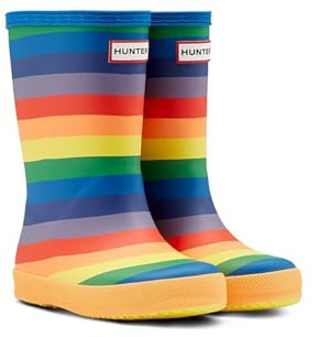 Hunter Original First Classic Rainbow Print Stivali Wellington Multicolore