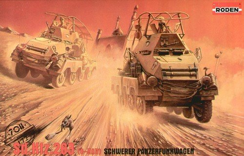 Roden RD0708 708 Modellbausatz Sd.Kfz. 263 (8-Rad) Schwerer Panzerfunkwagen