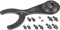 AMF 517938 Jeu de clés à ergots articulées pour clé dynamométrique, 40-80 mm, Noir