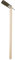 ProDec 1 Striker Brush with 15 Long Reach Handle for Painting Difficult and Awkward Areas Including High Walls, Ceilings, Corners, Behind Pipes - Suitable for All Paint Types, 1 25mm