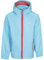Trespass Kids Qikpac Hooded Waterproof Packaway Jacket - Aqua - 7-8 Yrs