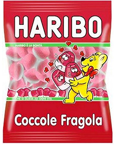 CARAMELLE GOMMOSE COCCOLE PANNA FRAGOLA HARIBO kg 1