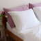 Linen & Cotton Weicher Griff Kissenbezug Kissenhülle Alicia Einfarbig - 100% Leinen, Weiß Weiss (50 x 70 cm) Bettkissenbezug Kopfkissenbezug Bettwäsche Sommer Kissen für Bett Schlafzimmer Home Hotel