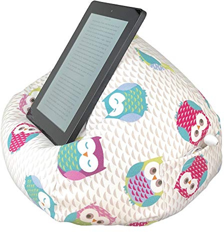 MiBeani iPad Bean Bag Stand For Tablets eReaders And Books (Pretty Owl)