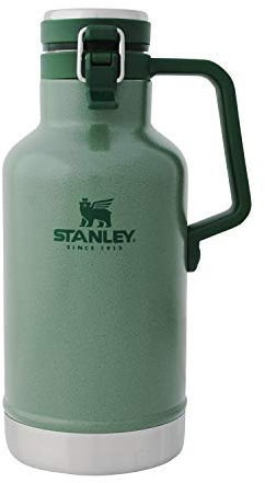 Stanley 01941-076 Classic Vacuum Growler, 156.7 ml (1.9 L), grün, kohlensäurehaltige Säure, Kälteisolierung