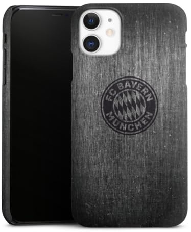 Premium Case kompatibel mit Apple iPhone 11 Smartphone Handyhülle Schutzhülle matt Metallic Look FCB FC Bayern München