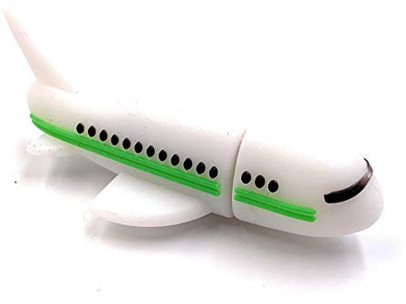 H-Customs airplane Passenger Aviation Holiday Green USB Stick 8 GB USB 2.0 64 GB USB 3.0