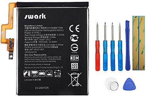 Swark Akku BAT-58107–003 Kompatibel mit BlackBerry Passport 4G Q30,SQW100-1,SQW100-3 with Tools