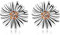 Bo&Pao Blumen Ohrstecker Damen, Ohrringe mit Sonnenblume, in 925 Sterling Silber, rhodiniert