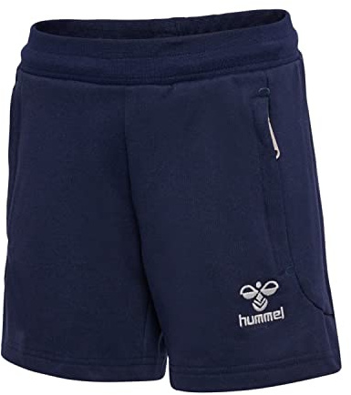 hummel Unisex Kinder Hmlmove Grid Cotton Kids Shorts, Marine, 164 EU