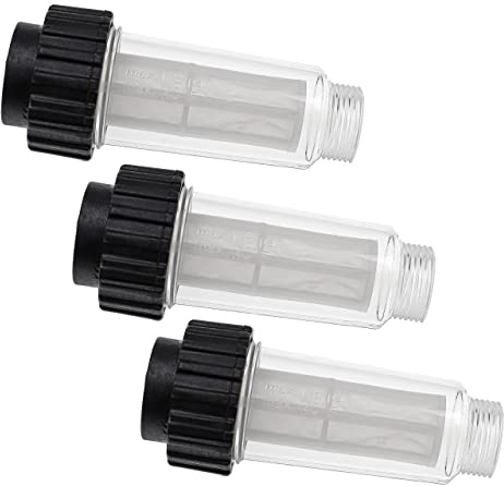 vhbw 3x Anti-Schmutz-Filter kompatibel mit Kärcher K 3 Power Control Home T 5 Hochdruckreiniger mit 3/4 AG Wasseranschluss