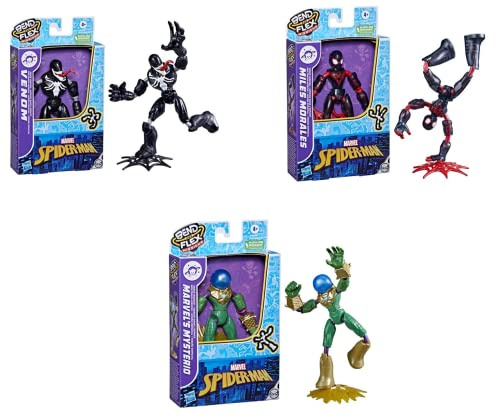 Hasbro Spiderman-Figur Bend and Flex Missions, 15 cm, F3741 Avengers 3, Mod. sdos, Mehrfarbig (F37415L0)