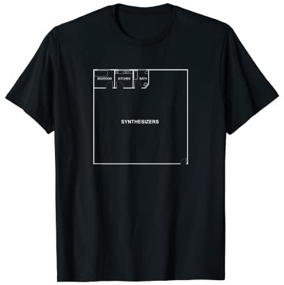 Lustige Synthesizer Raumaufteilung Elektronischer Musiker Synth T-Shirt