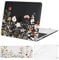 MOSISO Compatible with MacBook Air 13 inch Case M1 2021-2018 A2337 A2179 A1932, Garden Flowers Hard Shell Compatible for MacBook Air M1 Case 13.3 inch & Keyboard Cover &Screen Protector, Black