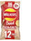 Walkers Oven Baked Sea Salt Crisps 12 x 22 g, Red