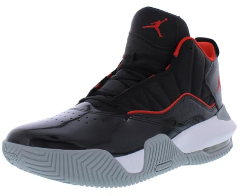 Air Jordan Stay Loyal, Black/Chile Red/White, 6.5 UK
