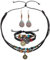 Milacolato Boho Schmuck Set Damen Lederband Kette Lederkette Indianer Schmuck Böhmischer Langer Vintage Hippie Halsreif Kette Baumelnde Ohrringe Perlen Schmuckset Der Lederkette Für Frauen