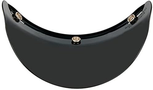 FUBESK Motorcycle Helmet, Universal 3-Snap Motorcycle Helmet Visor Peak Protector Shield