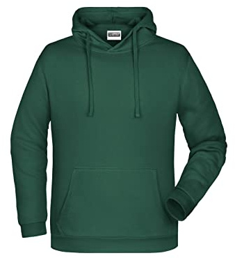 James & Nicholson Herren Basic Kapuzensweat - Klassischer Hoody mit Kängurutasche