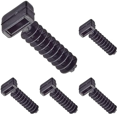 SYSFIX 3530802 – Pack von 100 Dübel Flansch TBR (Polyamid, 8 mm) schwarz (Packung mit 5)