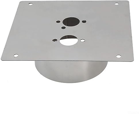 Placa de montaje de calentador diésel de 60 mm, soporte de montaje de piso plano de torreta de acero inoxidable para calefacción auxiliar de estacionamiento compatible con Webasto