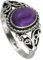 I-be, Amethyst lila Edelstein Ring, 925 Sterling Silber, 100312/6x8 IS (58)