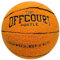 WOKICOR 3D Offcourt Basketball Kissen 25CM Plüsch Basketball Kissen Neues 3D Basketballkissen Kreative Basketball Wurfkissen Zimmer Dekorationen Party Geschenk für Kinder Basketball-Liebhaber
