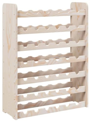 vidaXL Weinregal 67,5x25x87 cm Massivholz Kiefer