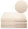 Tuva Home Towel Serviette en Coton 100 X 200 Cm Wellness Spa Sauna Serviette De Bain Serviette Éponge Professionnelle 100% Coton Serviette De Table De Massage Serviette De Bain (Ecru) Lot De 3