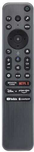 NTQinParts Backlight Voice TV Remote Control Controller Replacement for Sony BRAVIA 7 K-55XR70 55”, K-65XR70 65 Mini LED QLED 4K HDR TV (2024)