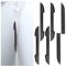 Adunsiaoto 6 Stück Auto Tür Rückspiegel Protector Strip, Universal-Carbon-Türschützer, Stoßstange Guard Anti-Scratch Protector Trim Aufkleber Für Seitentür Autozubehör