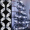 Weihnachtsband Lichter, 5 M 50 LED Glänzende Band Lichterkette, Weihnachtsbeleuchtung, Weihnachtsbaumschmuck Batteriebetrieben für Indoor Outdoor, Party, Hochzeit, Festliche Atmosphäre Schaffung