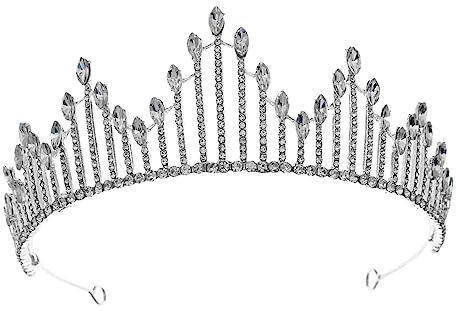 WOONEKY Tiara Strass-dekor Elegantes Stirnband Für Hochzeit Party Fotografie Leicht Und Langlebig