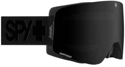 Spy+ MARAUDER ELITE ECO Matte Black - Happy Boost Black Mirror & Happy Boost LL Coral - Skibrillen - Größe M-L, Unisex - Erwachsene