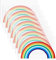 SUPERFINDINGS 8 STÜCK Regenbogen Autoaufkleber LGBT Autoaufkleber PET Kunststoff Selbstklebender Autoaufkleber Wischer Wasserdichter Aoto Aufkleber Für Auto Motorrad Dekoration LGBT Geschenke