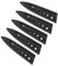 PATIKIL Plastic Safety Knife Cover Sleeves for 5 Paring Knife, 5 Pack Knife Blade Guard Protector Universal Kitchen Knife Sheath for Kitchen Bar, Black