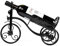 Chevnzev Porte-bouteille de vin en fer forgé de forme vintage pour tricycle