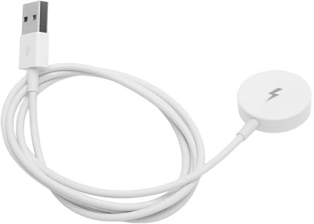 Fockety Schnelles Magnetisches Smartwatch -Ladegerät für Fossile Gen 2 3, Hohe Effizienz -Ladungskabel Dock für Q Gründer Wander Venture, USB Ladegerät für Reisende (WHITE)