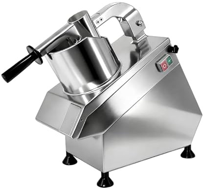 Coupe-Légumes Électrique Professionnel - 750 W - 5 Disques de Découpe