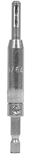 Snappy 5/64 Self-Centering VIX Hinge Bit for #2 - #4 Screws 1/4 Hex Made in USA