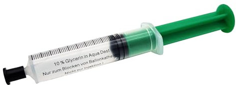 Blockerspritze 10 Stück | 10ml Wasser/Glycerin Gemisch | für Ballonkatheter, Katheter, Harnblasenkatheter | Spritze Spritzen | einzeln steril verpackt …