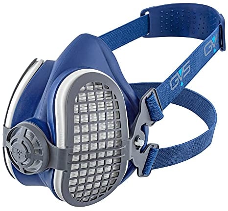 GVS SPR337 Maschera Elipse con filtri sostituibili P3 Antiodore per Polveri, S/M