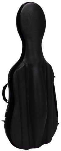 GEWA Celloetui Softcase CS02 Größe 4/4, schwarz, reiß- und wasserfest, mit Rucksackgurt