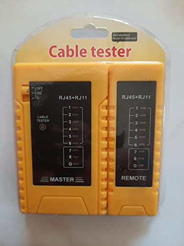 SCE NCE Testeur de réseau et de câble RJ11/RJ12 et RJ45