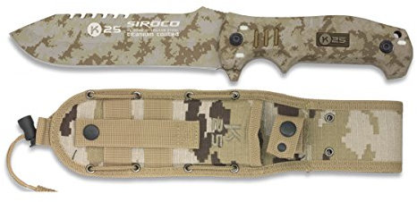 Rui-K25 32116 Coltello, Camo Desert Pixel, M