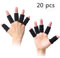 100 Sommer finger Ärmel Sport Elastic Arthritis Trigger Hosenträger KNUCKLE Kompression Displayschutzfolie verhindern Schwielen (schwarz)