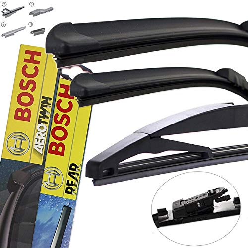 Original Bosch Aerotwin Multi-Clip Scheibenwischer Wischblätter Set Vorne + Hinten Komplettsatz