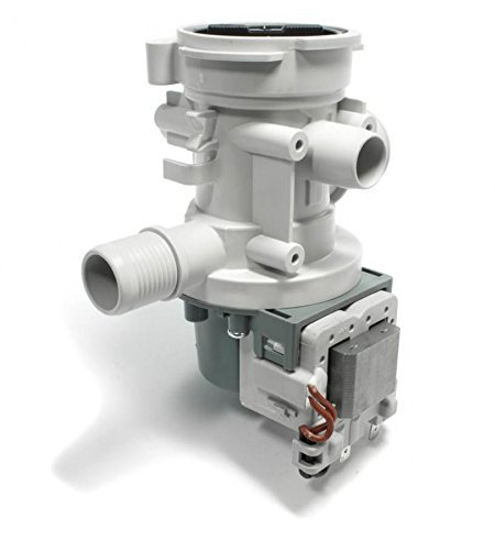 daniplus Ablaufpumpe mit Pumpenstutzen, Pumpe passend für Samsung Waschmaschine DC90-11110K